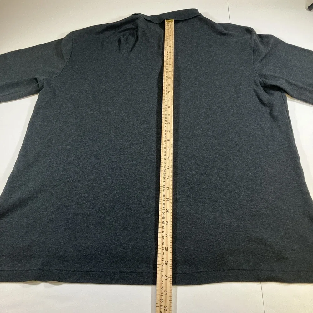Polo Ralph Lauren Long Sleeve Polo‎ Mens 2XLT Big Tall Charcoal Heather Pony